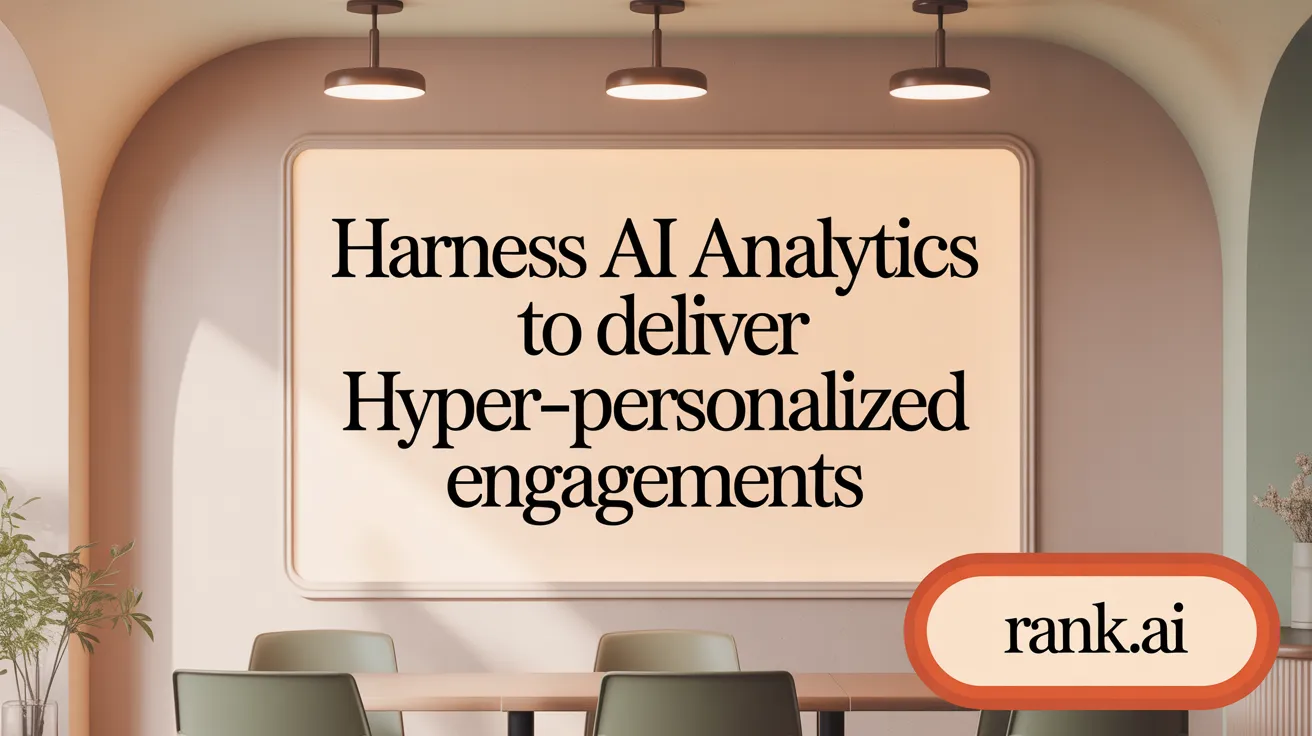 Harness AI Analytics to Deliver Hyper-Personalized Engagements