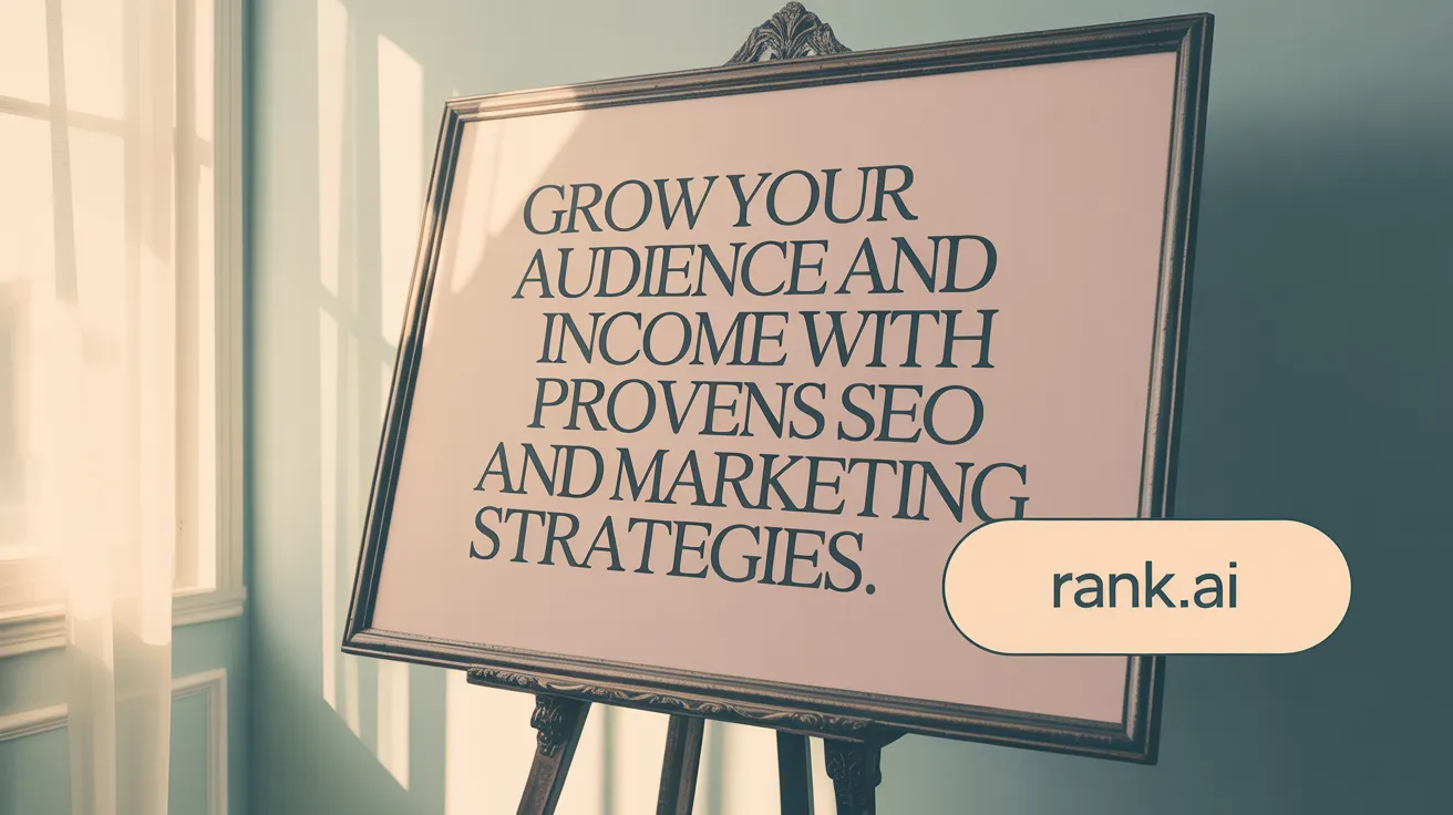 Grow Your Audience and Income with Proven SEO and Marketing Strategies