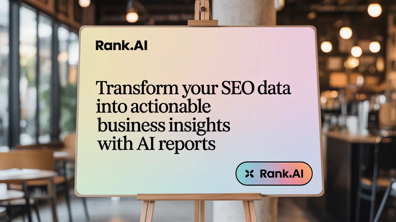 Transform Your SEO Data into Actionable Business Insights with AI Reports