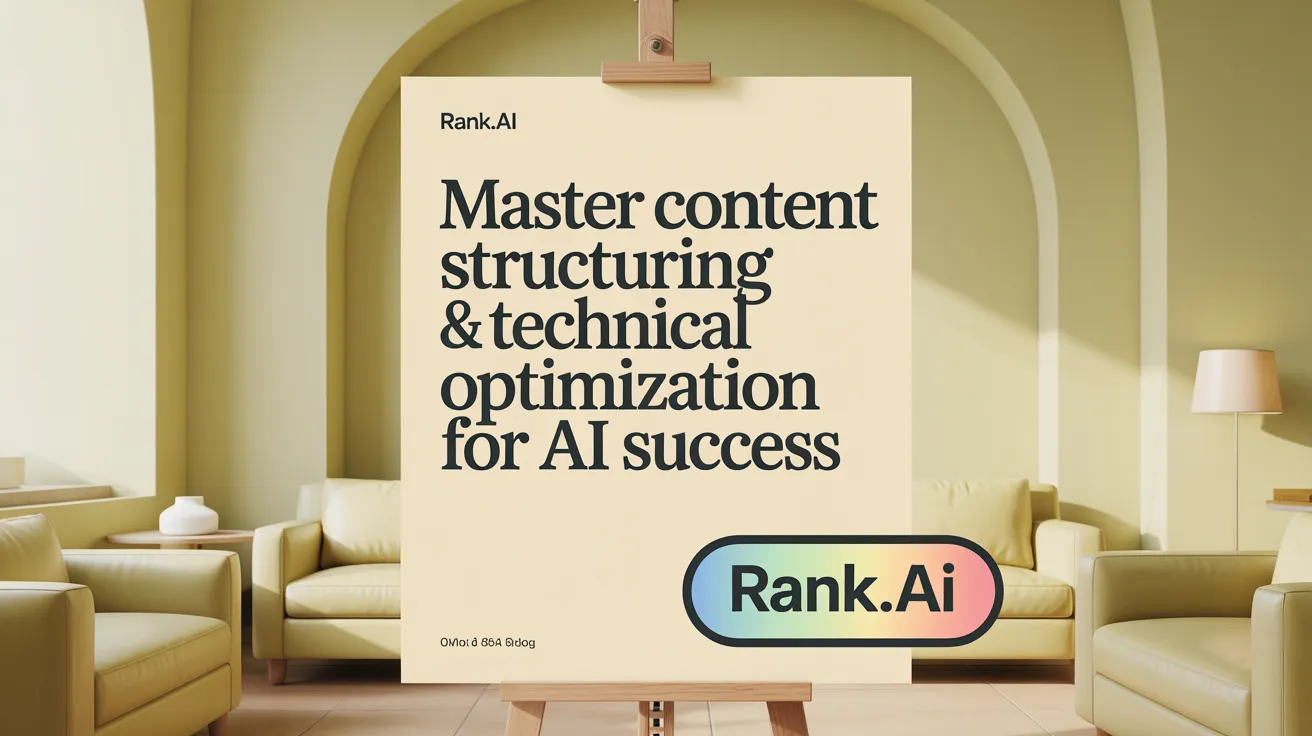 Master Content Structuring &amp; Technical Optimization for AI Success