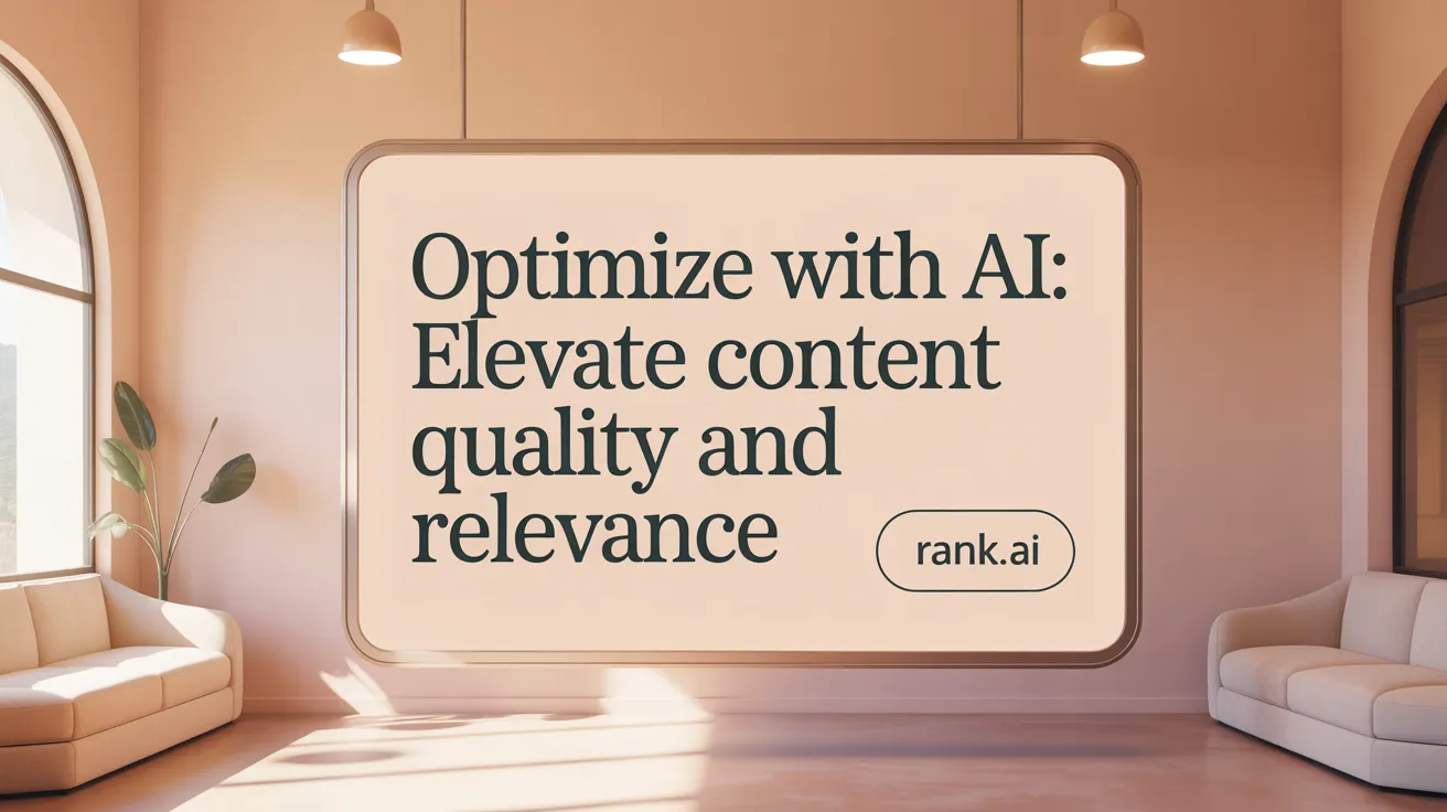 Optimize with AI: Elevate Content Quality and Relevance