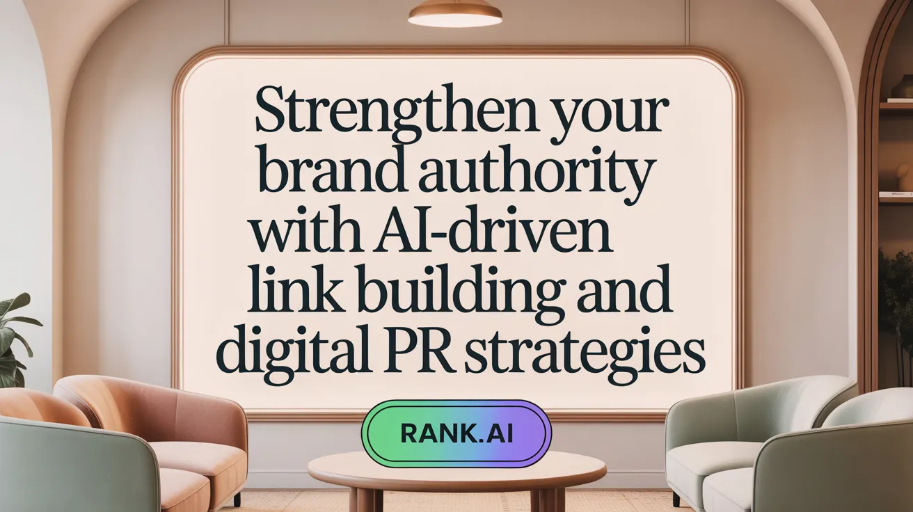 Strengthen Your Brand Authority with AI-Driven Link Building and Digital PR Strategies