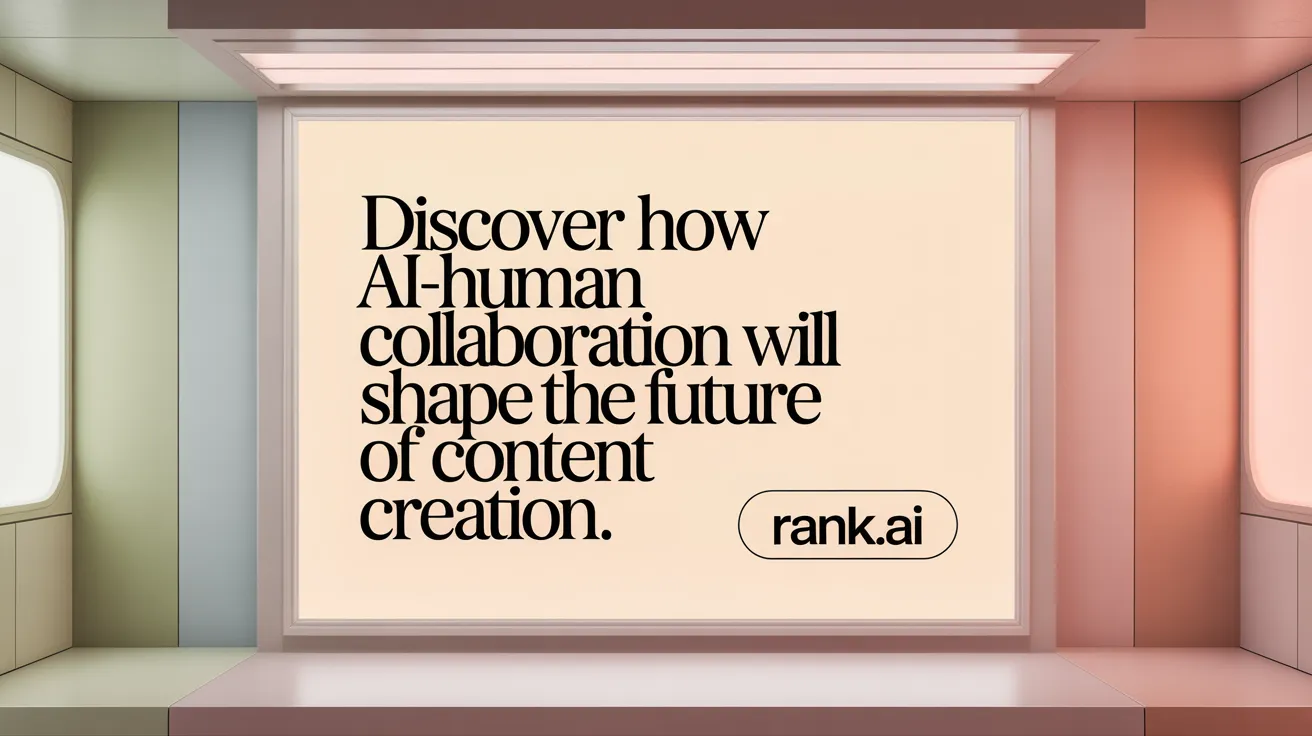 Discover how AI-human collaboration will shape the future of content creation.