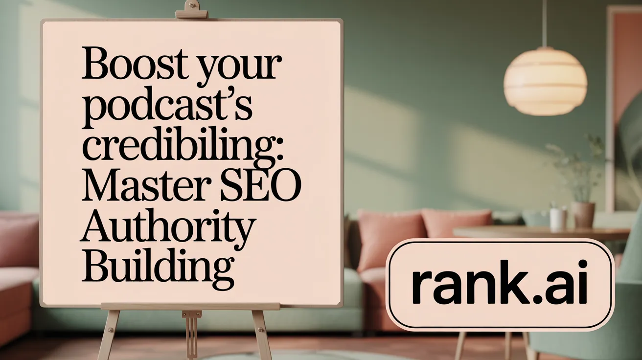 Boost Your Podcast's Credibility: Master SEO Authority Building