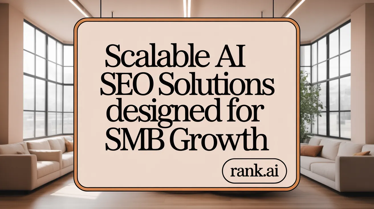 Scalable AI SEO Solutions Designed for SMB Growth