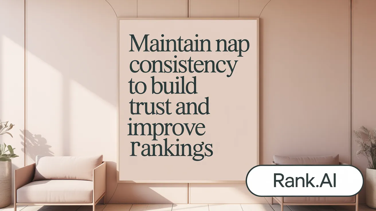 Maintain NAP Consistency to Build Trust and Improve Rankings