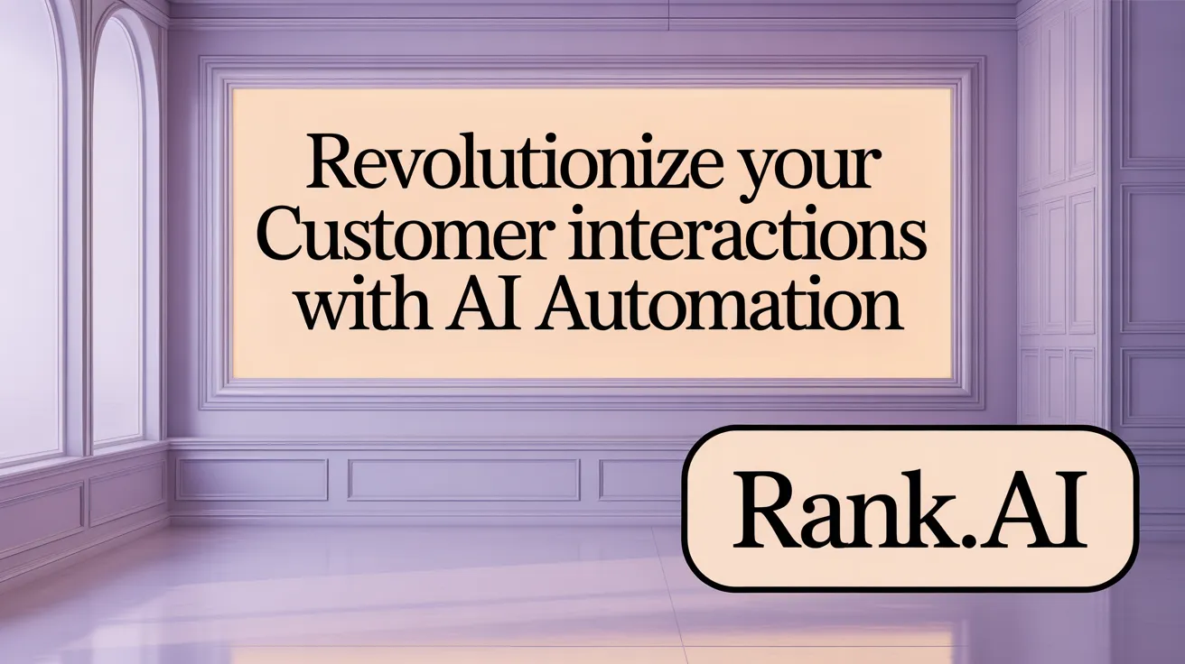 Revolutionize Your Customer Interactions with AI Automation