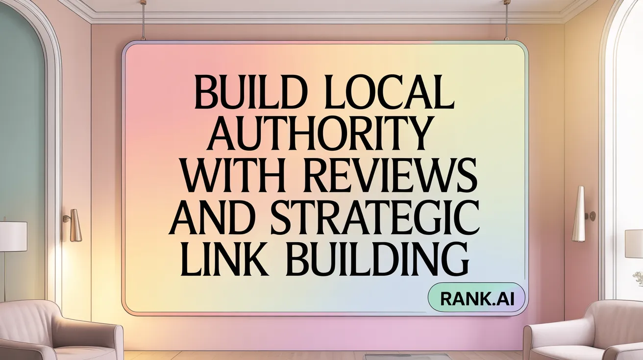 Build Local Authority with Reviews and Strategic Link Building