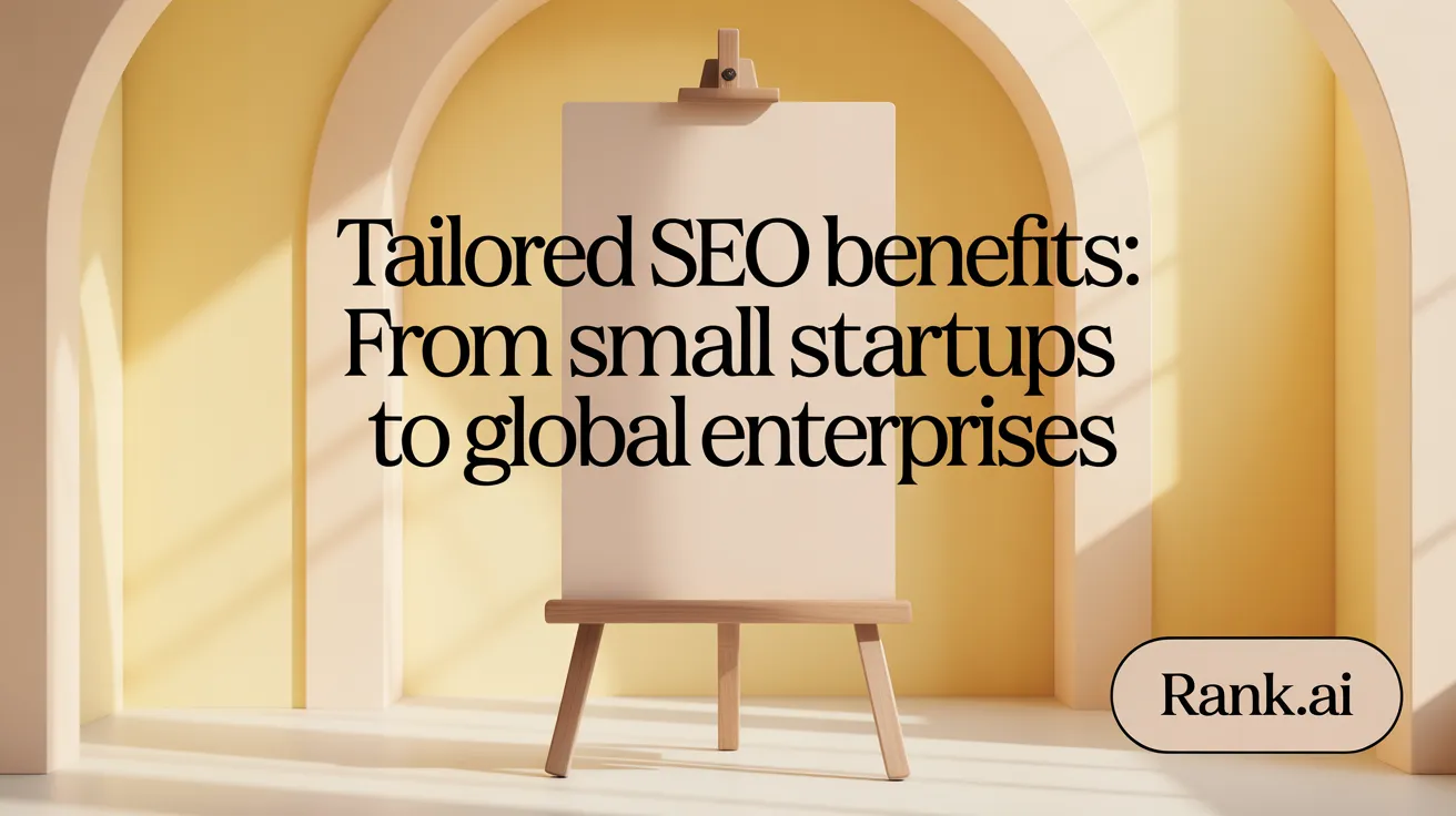 Tailored SEO Benefits: From Small Startups to Global Enterprises