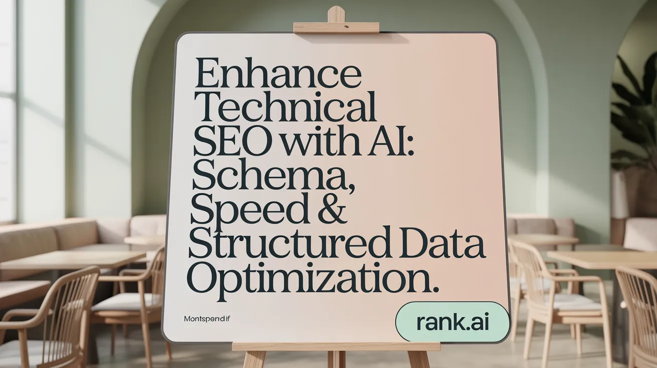 Enhance Technical SEO with AI: Schema, Speed &amp; Structured Data Optimization