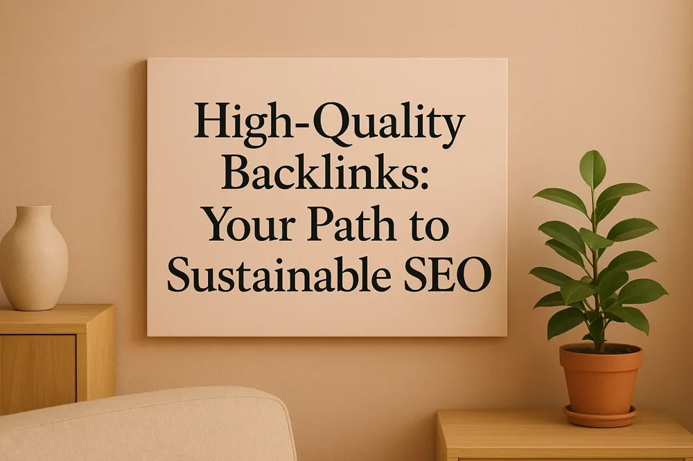 High-Quality Backlinks: Your Path to Sustainable SEO