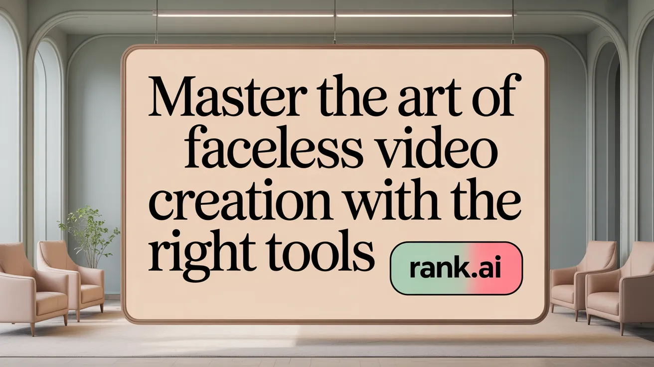Master the Art of Faceless Video Creation with the Right Tools
