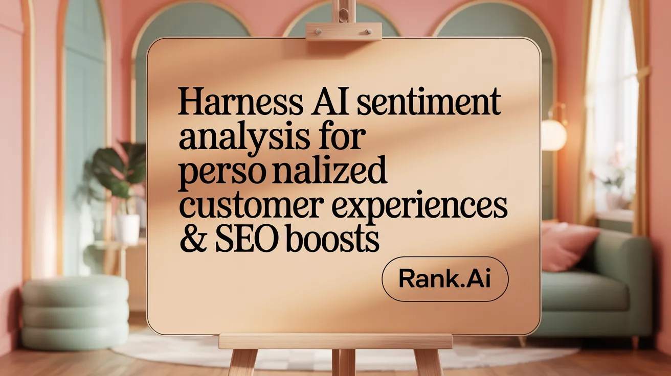 Harness AI Sentiment Analysis for Personalized Customer Experiences &amp; SEO Boosts