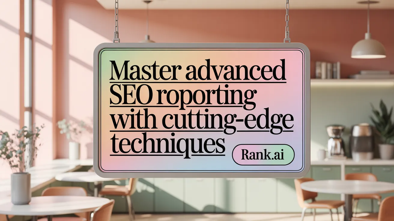 Master Advanced SEO Reporting with Cutting-Edge Techniques