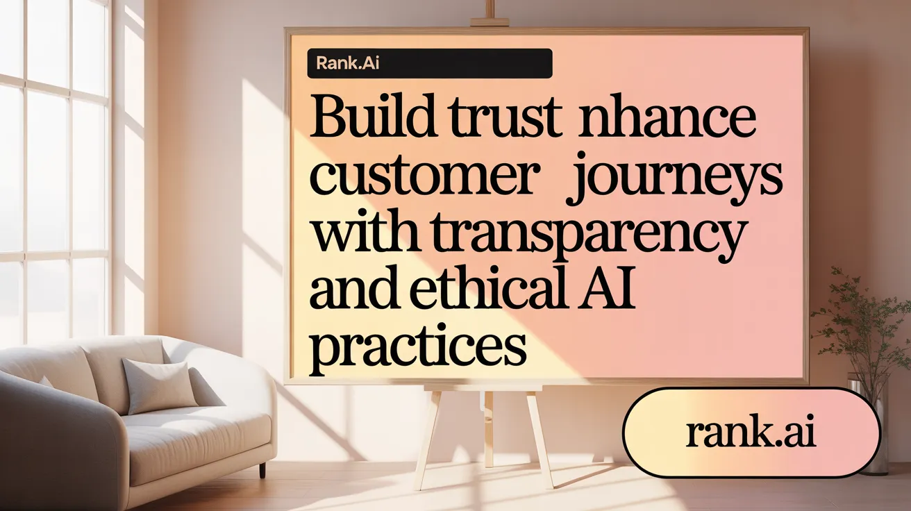 Build Trust and Enhance Customer Journeys with Transparency and Ethical AI Practices