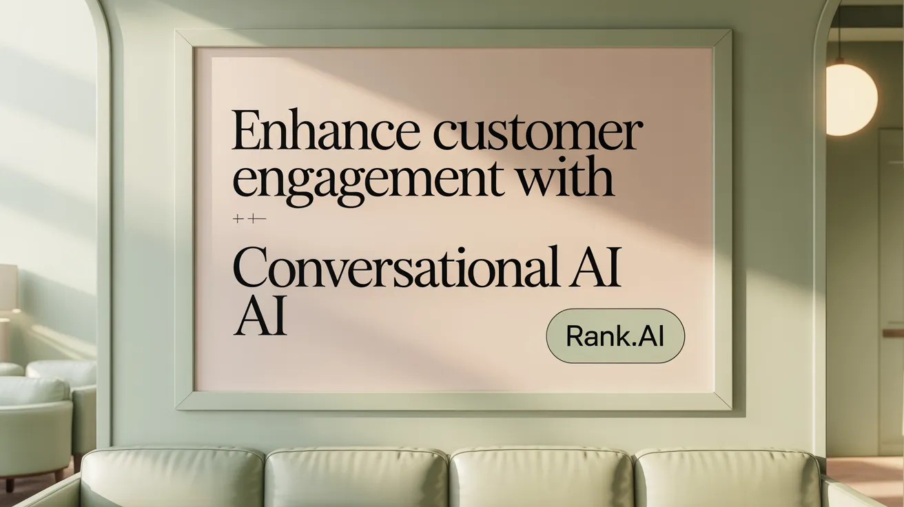 Enhance Customer Engagement with Conversational AI
