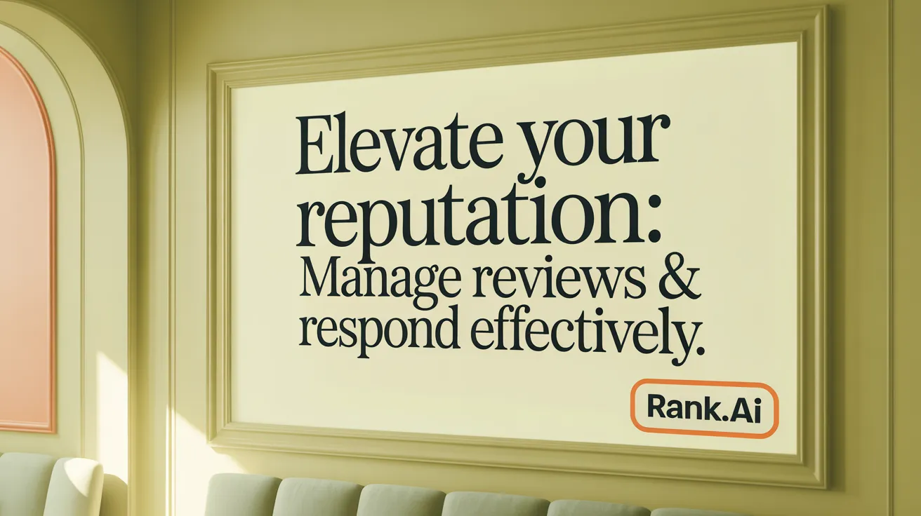 Elevate Your Reputation: Manage Reviews &amp; Respond Effectively