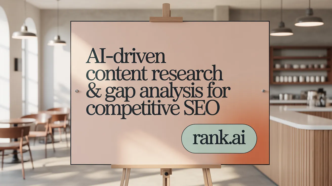 AI-Driven Content Research & Gap Analysis for Competitive SEO