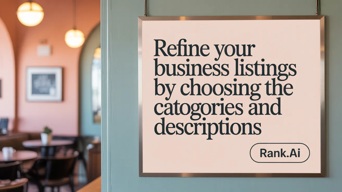Refine Your Business Listings by Choosing the Right Categories and Descriptions