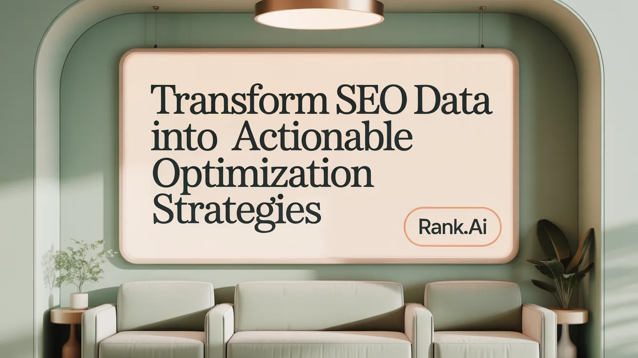 Transform SEO Data into Actionable Optimization Strategies