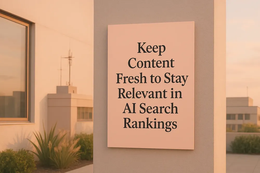 Keep Content Fresh to Stay Relevant in AI Search Rankings