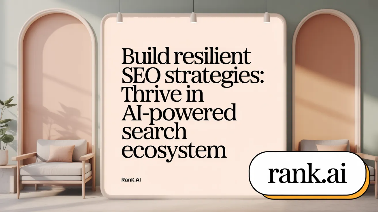 Build Resilient SEO Strategies: Thrive in AI-Powered Search Ecosystem
