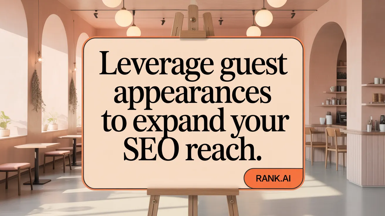 Leverage Guest Appearances to Expand Your SEO Reach