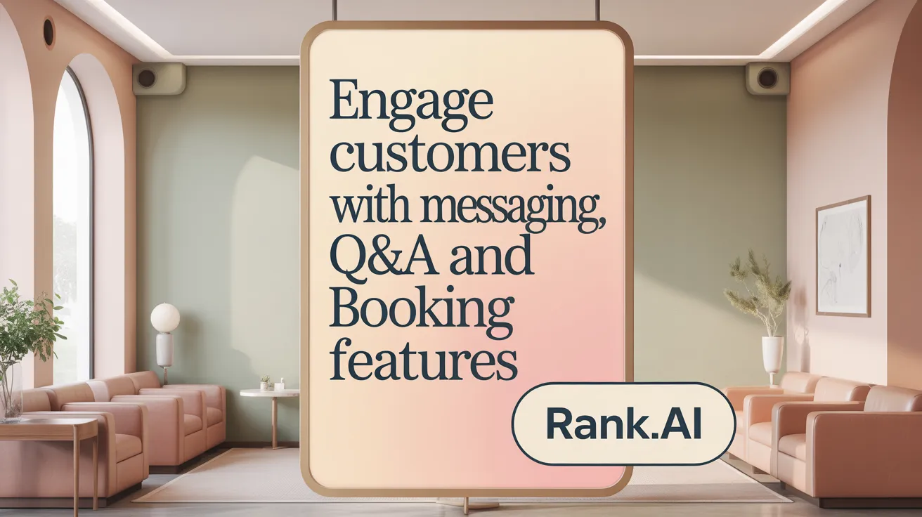 Engage Customers with Messaging, Q&amp;A, and Booking Features
