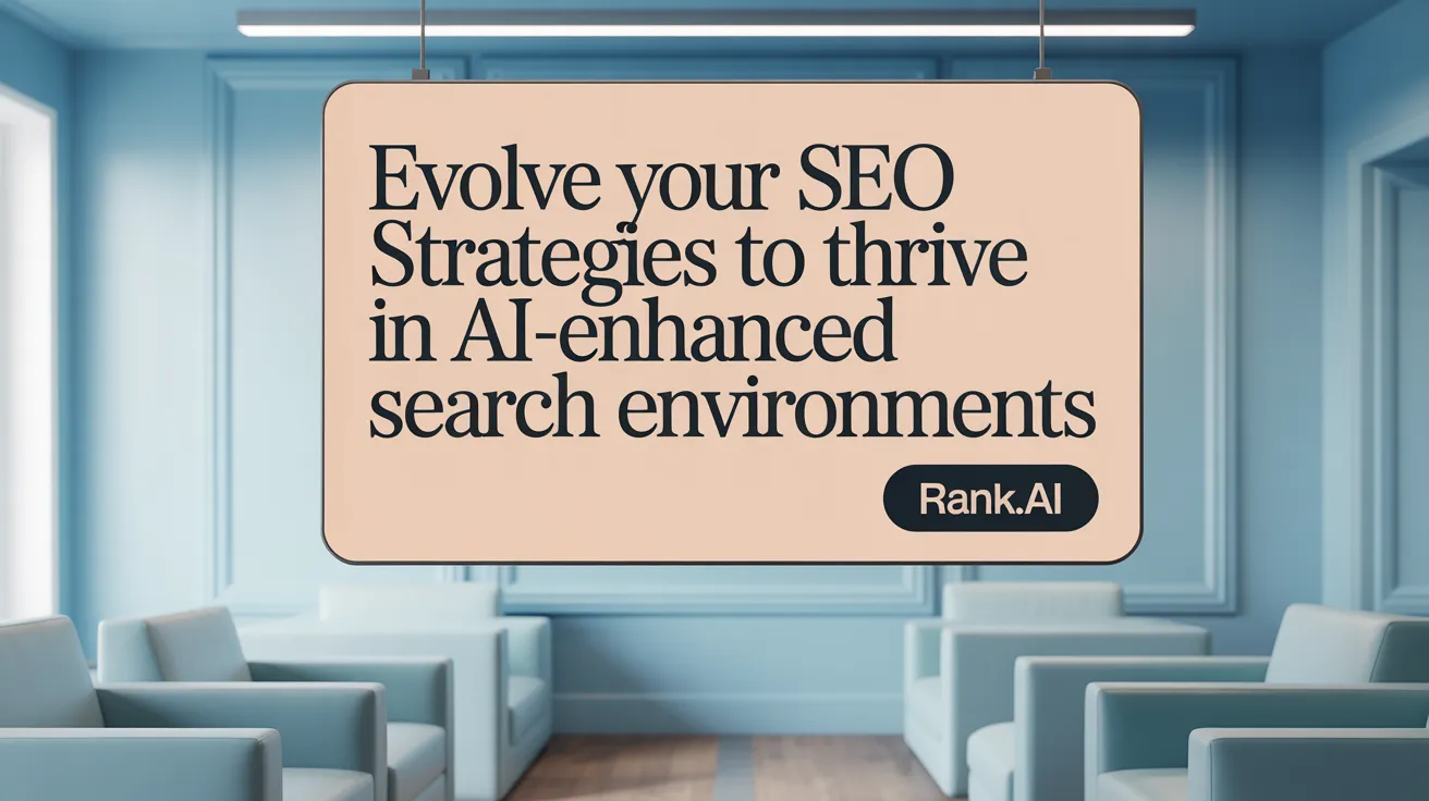 Evolve Your SEO Strategies to Thrive in AI-Enhanced Search Environments