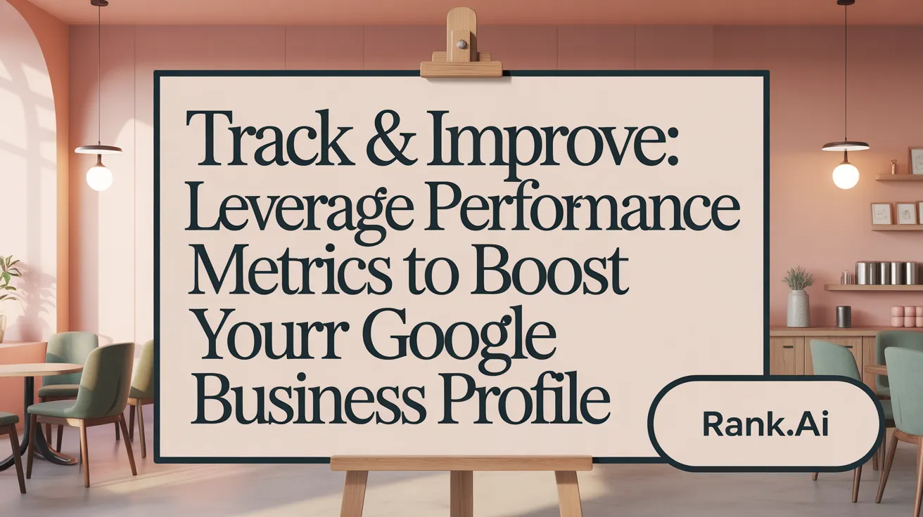 Track &amp; Improve: Leverage Performance Metrics to Boost Your Google Business Profile