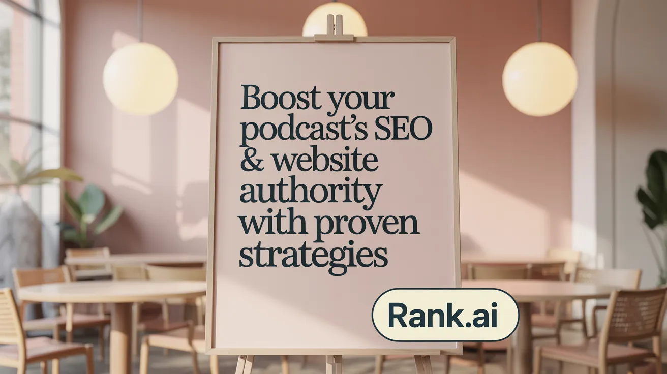 Boost Your Podcast's SEO &amp; Website Authority with Proven Strategies