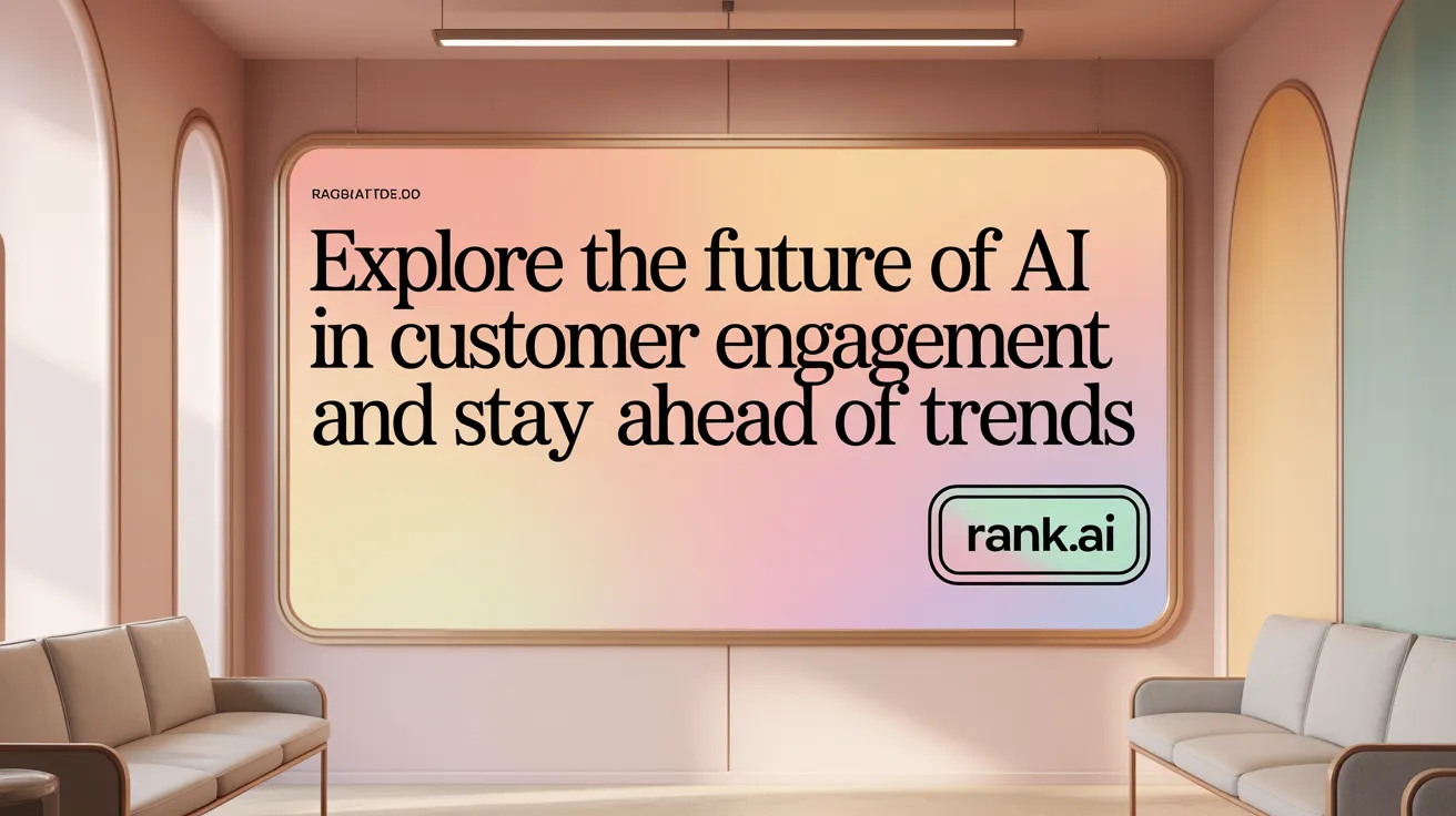 Explore the Future of AI in Customer Engagement and Stay Ahead of Trends