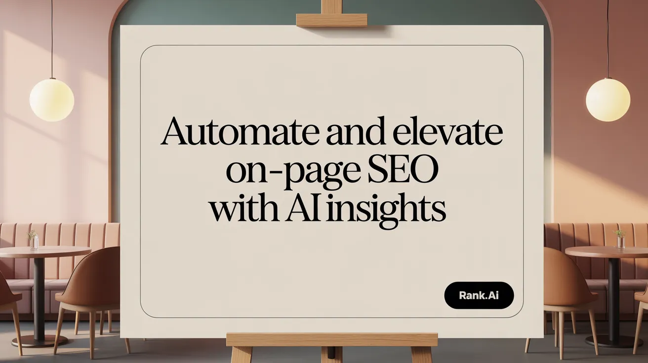 Automate and Elevate On-Page SEO with AI Insights