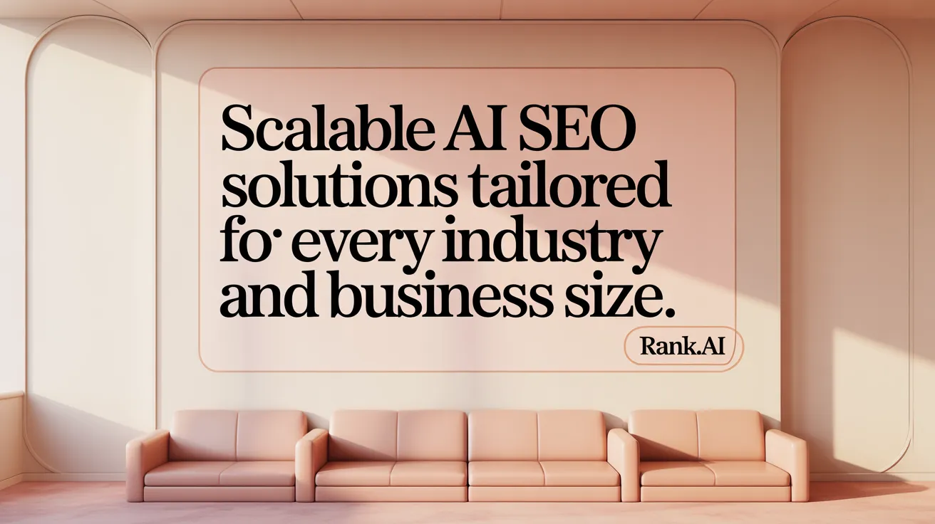 Scalable AI SEO solutions tailored for every industry and business size