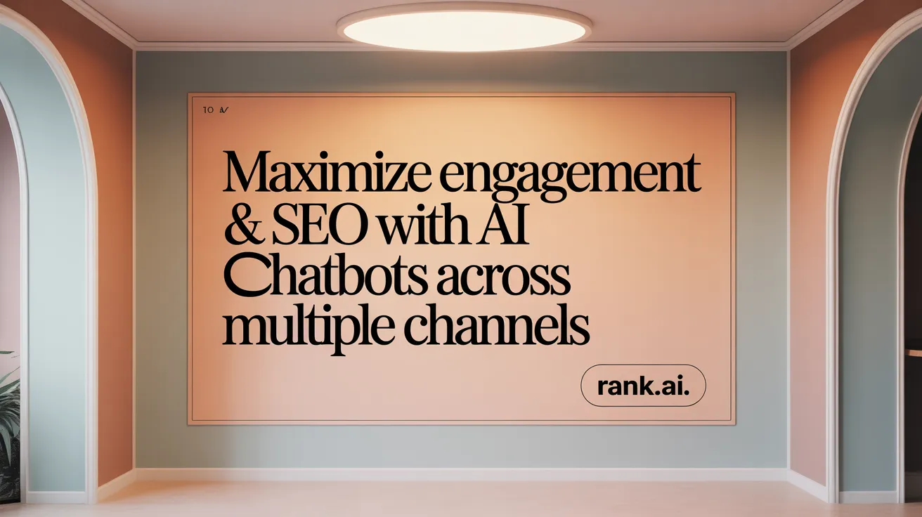 Maximize Engagement &amp; SEO with AI Chatbots Across Multiple Channels