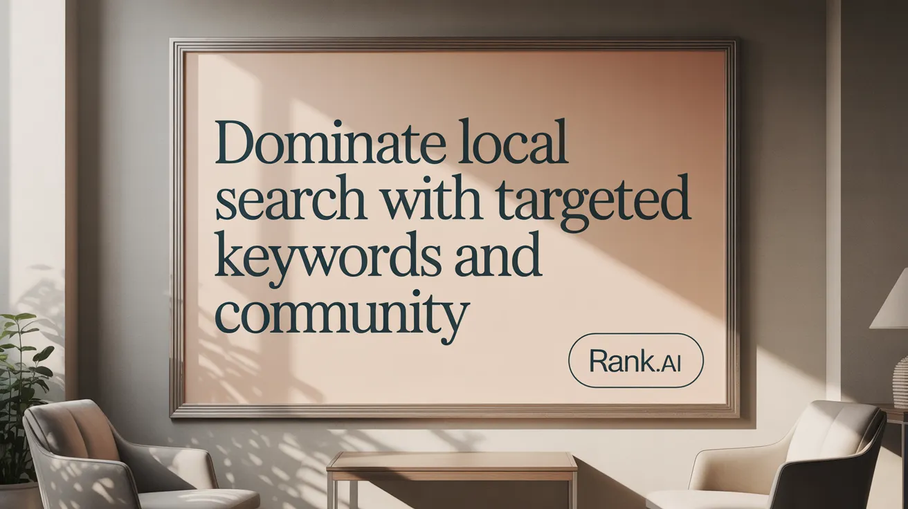 Dominate Local Search with Targeted Keywords and Community Content