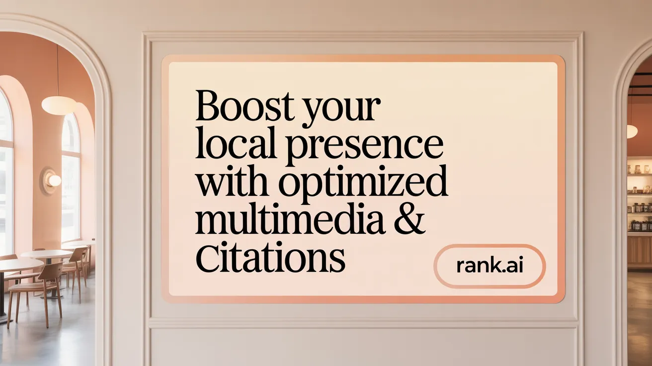 Boost Your Local Presence with Optimized Multimedia &amp; Citations