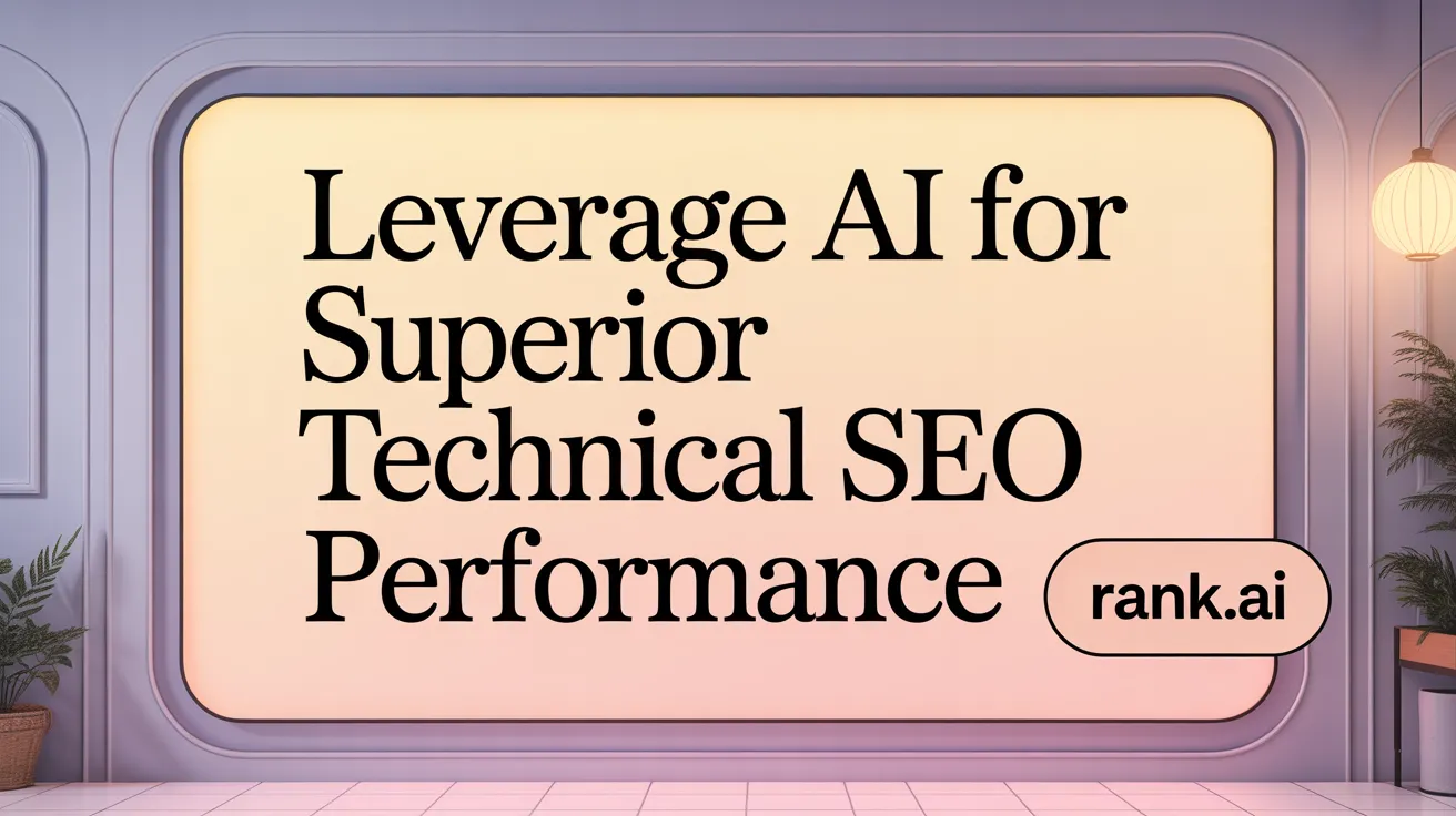Leverage AI for Superior Technical SEO Performance