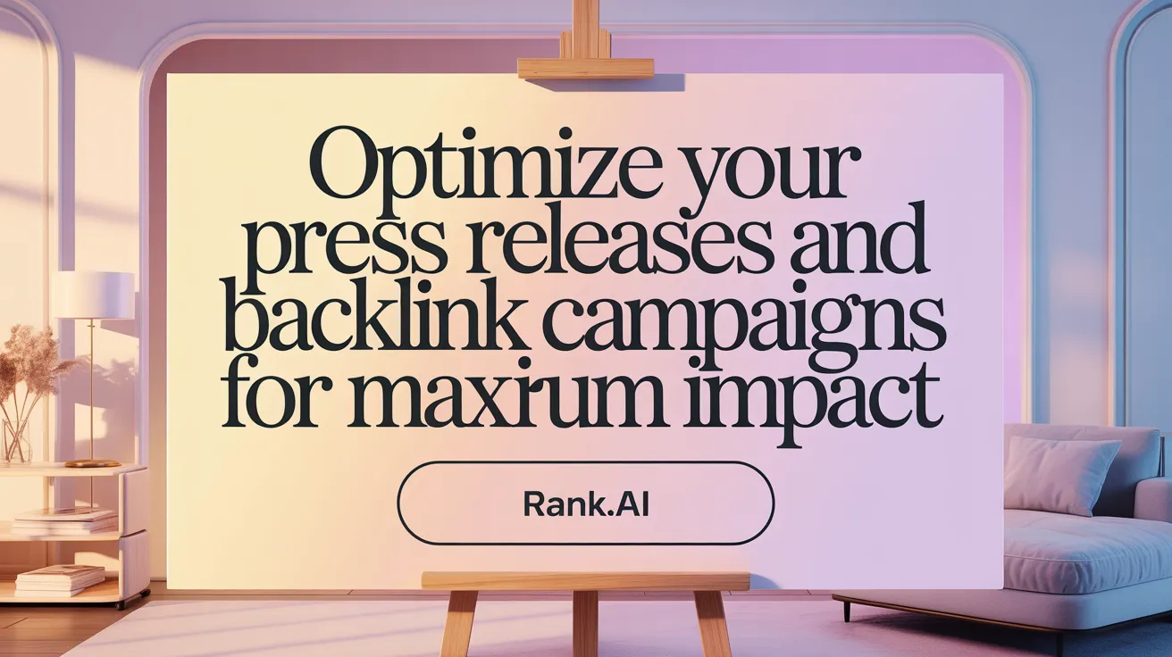 Optimize Your Press Releases and Backlink Campaigns for Maximum Impact