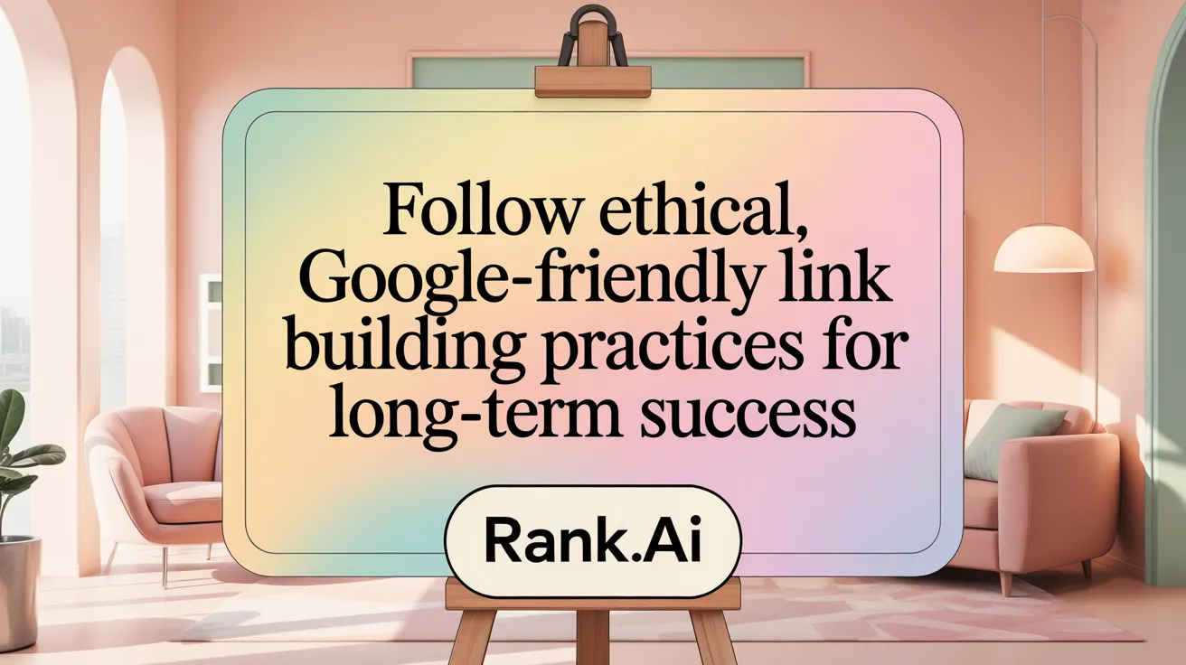 Follow Ethical, Google-Friendly Link Building Practices for Long-Term Success