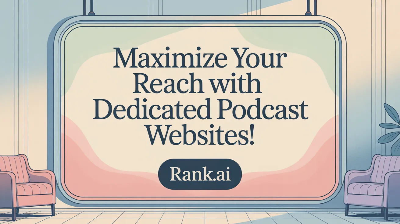 Maximize Your Reach with Dedicated Podcast Websites!
