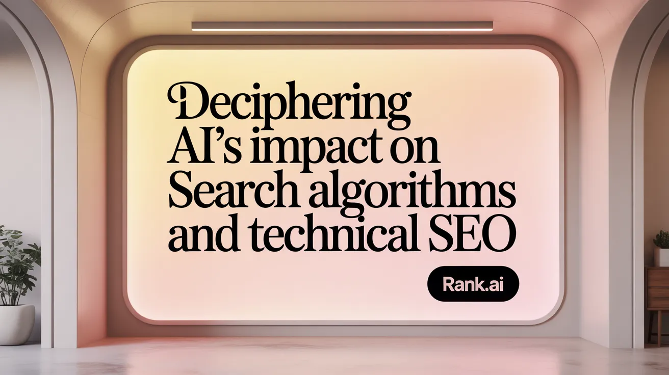 Deciphering AI’s Impact on Search Algorithms and Technical SEO