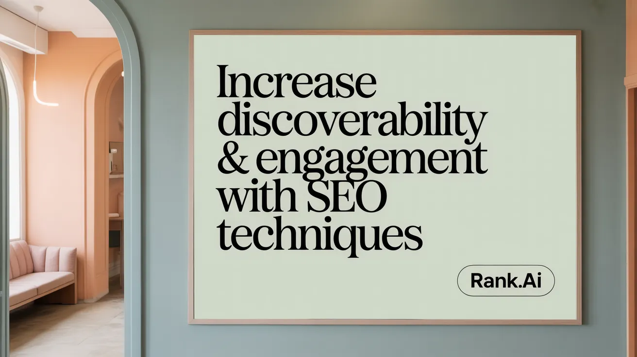 Increase Discoverability &amp; Engagement with SEO Techniques