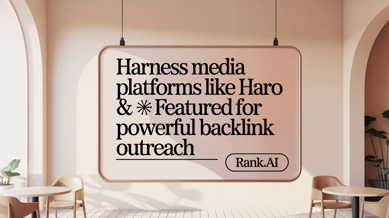 Harness Media Platforms Like HARO &amp; Featured for Powerful Backlink Outreach