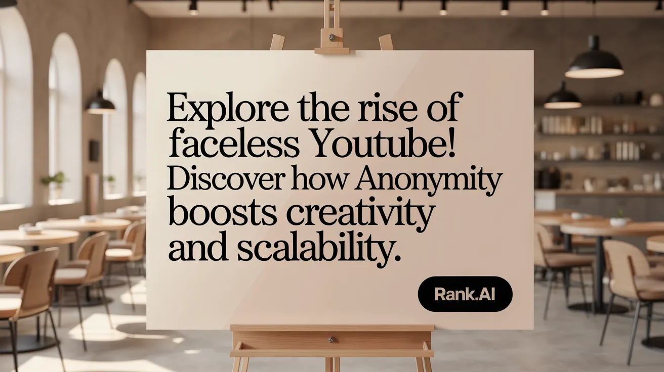 Explore the Rise of Faceless YouTube! Discover how anonymity boosts creativity and scalability.