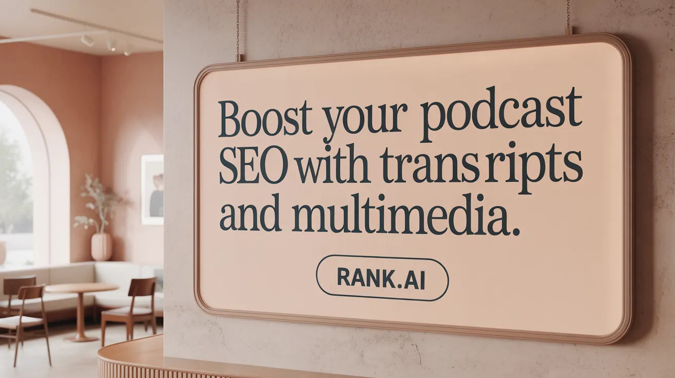 Boost Your Podcast SEO with Transcripts and Multimedia.