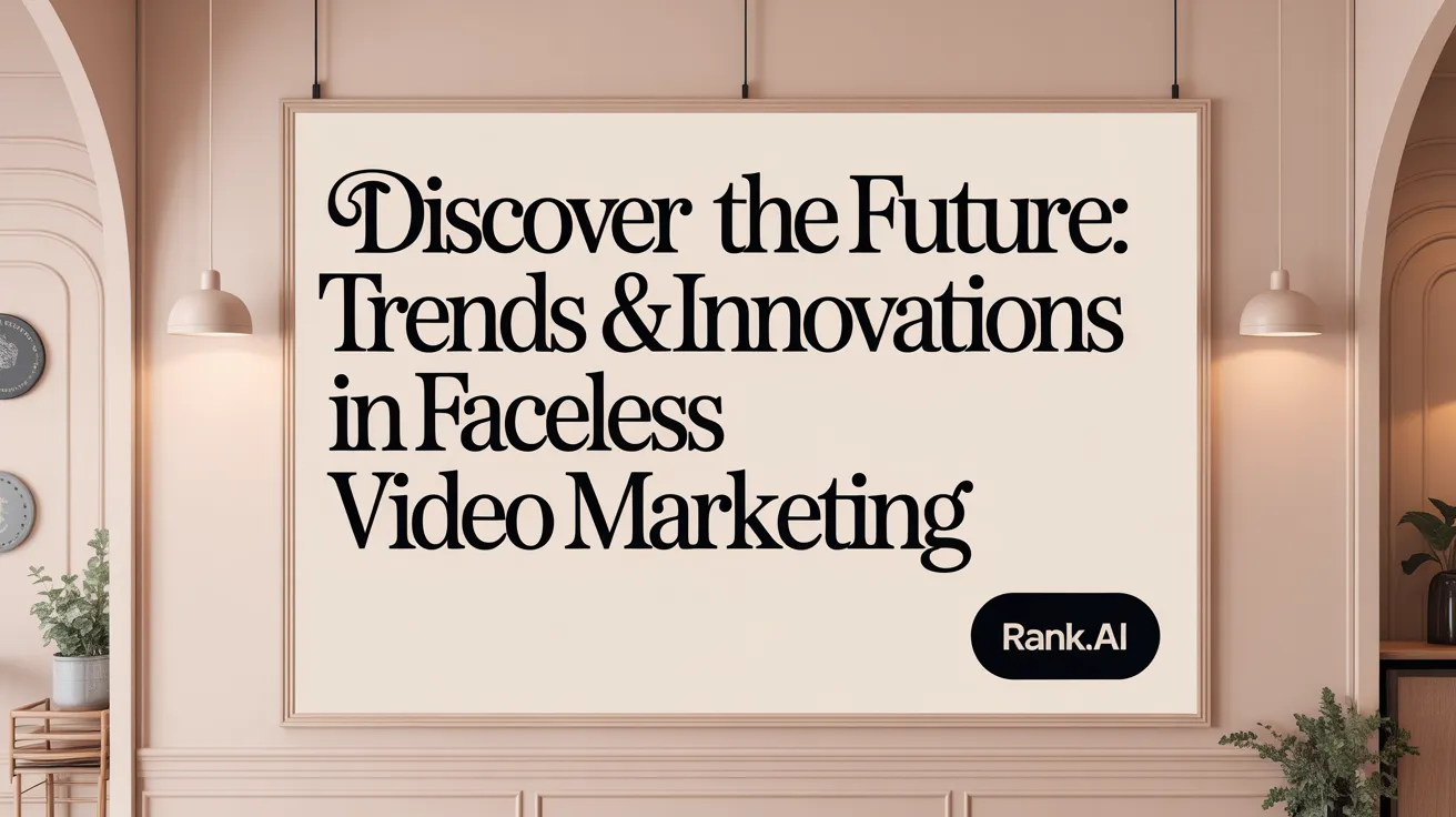 Discover the Future: Trends &amp; Innovations in Faceless Video Marketing