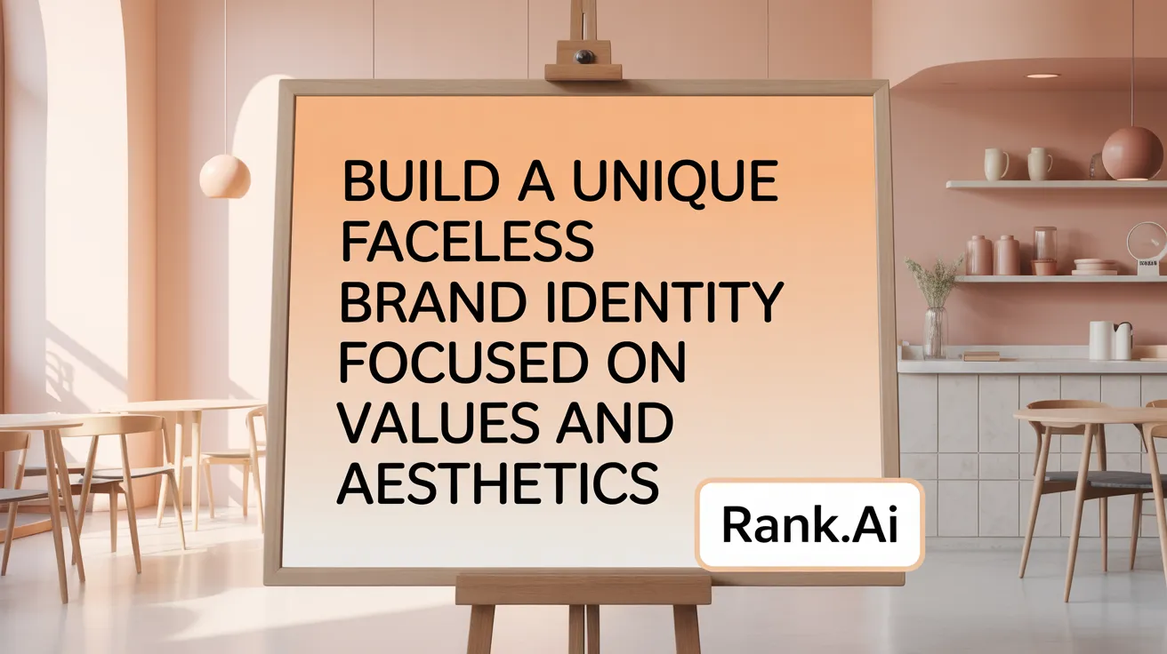 Build a Unique Faceless Brand Identity Focused on Values and Aesthetics