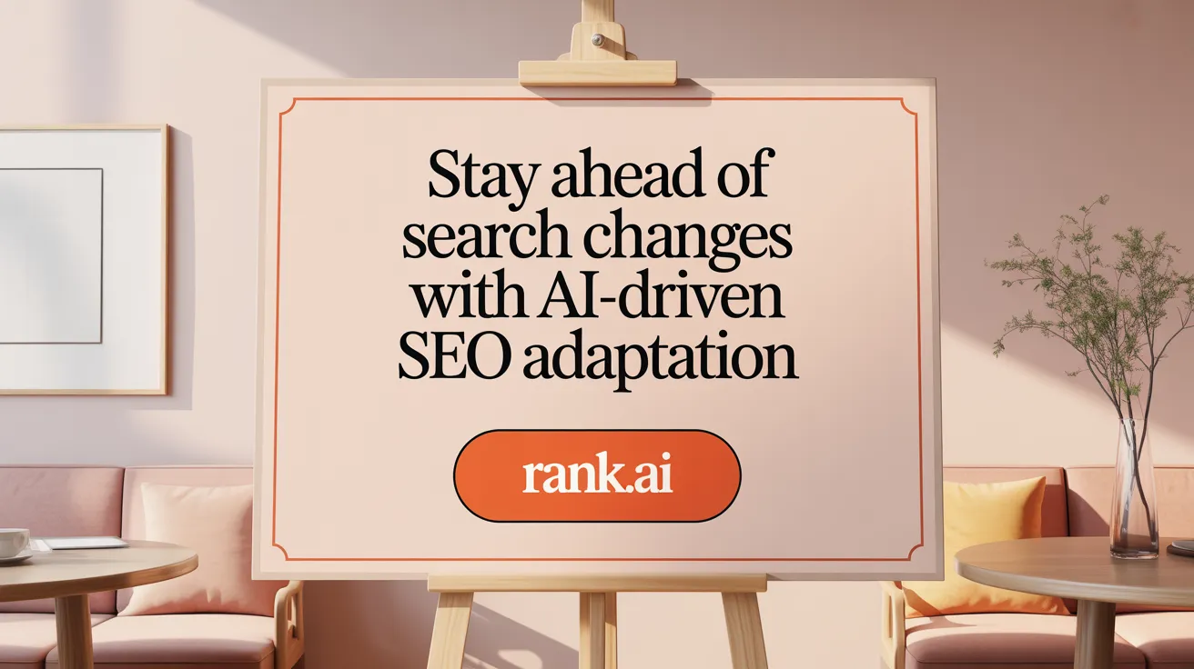 Stay Ahead of Search Changes with AI-Driven SEO Adaptation