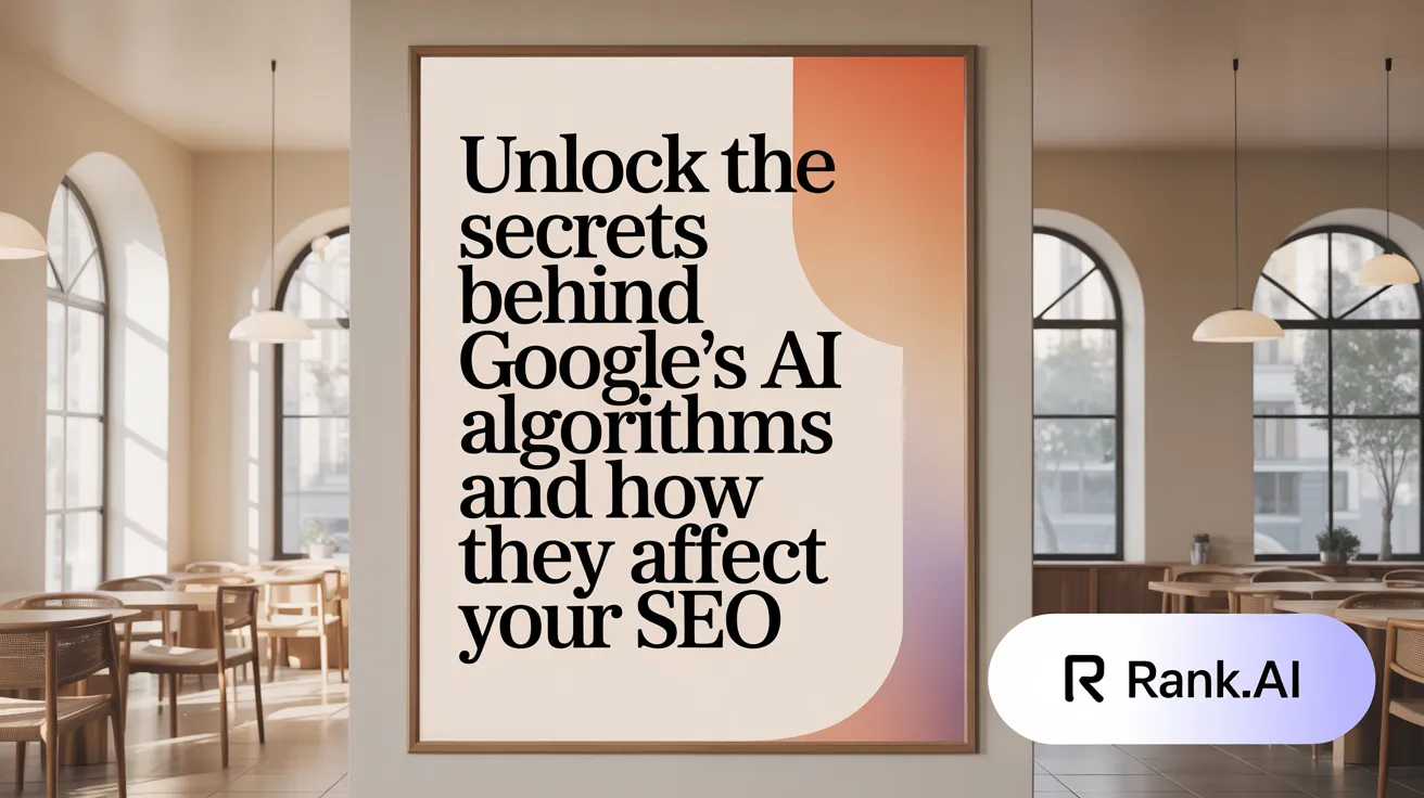 Unlock the Secrets Behind Google's AI Algorithms and How They Affect Your SEO